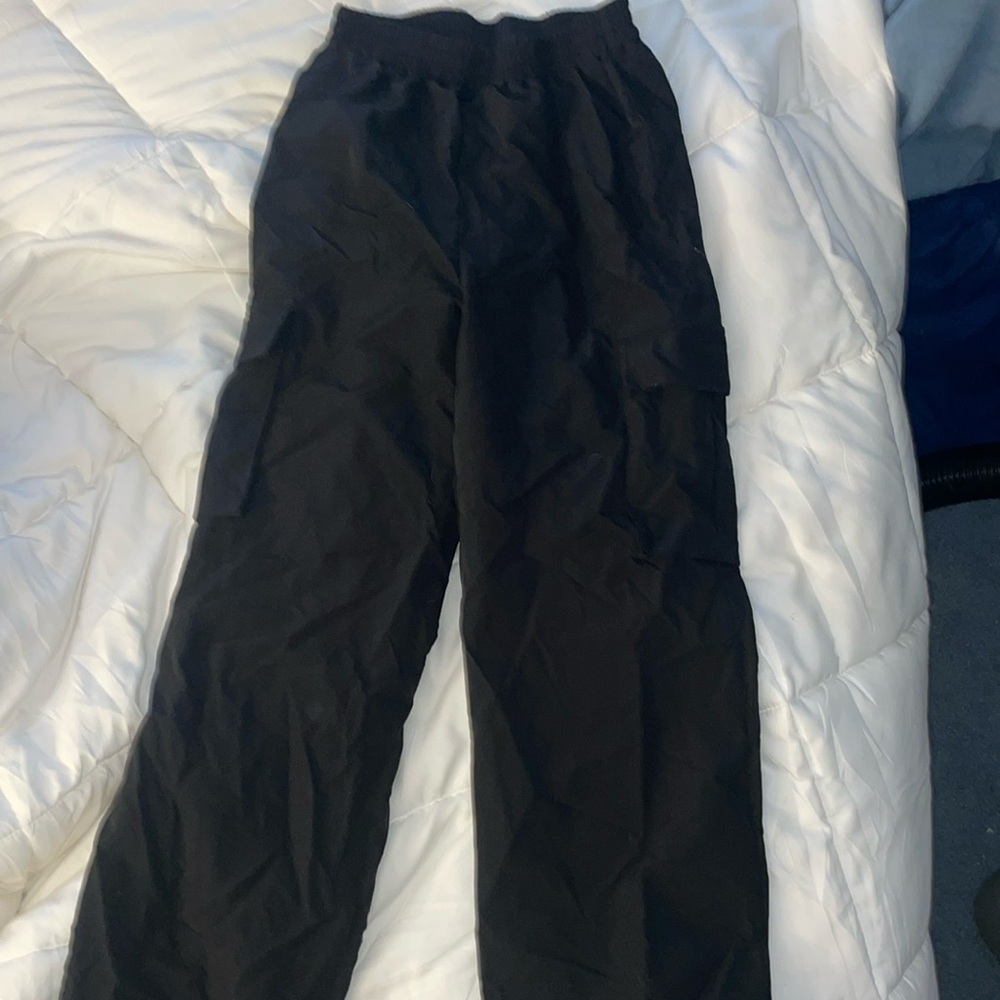 Black Canvas Pants